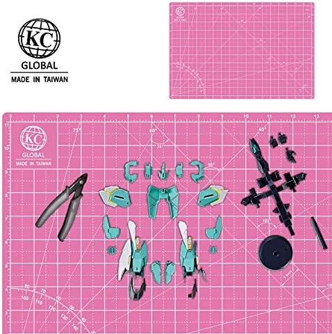KC GLOBAL A3 (18"x12") Self-Healing Cutting Mat (Pink) - Sturdy, Reversible, Eco-Friendly, Non-Slip. Premium Desk Mat for Crafters, Quilters, and Hobbyist