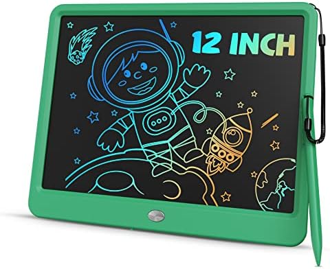 TEKFUN Toys 12" LCD Writing Tablet for Kids Ages 3–8, Drawing Tablet Toy for Boys & Girls, Easy Way to Keep Kids Busy, Mess-Free Doodle Board for Travel, Learning & Play
