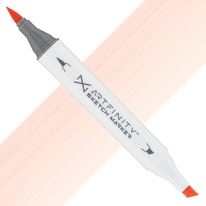 Artfinity Sketch Markers - Light Walnut E1-1, Vibrant, Professional, Dye-Based Alcohol Markers for Artists, Drawing, Travel, & More