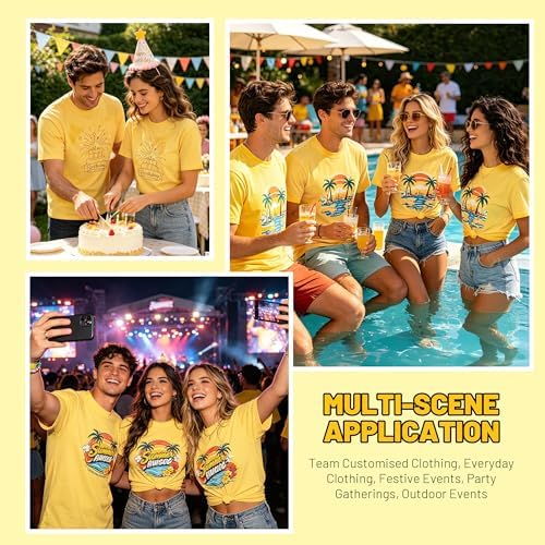 Joyclub 5 Pack Sublimation Shirts Blanks Bulk Polyester Unisex S-2XL | Wholesale crew neck short sleeve for heat transfer and vinyl; mixed sizes simplify team, event and small-batch planning gifts
