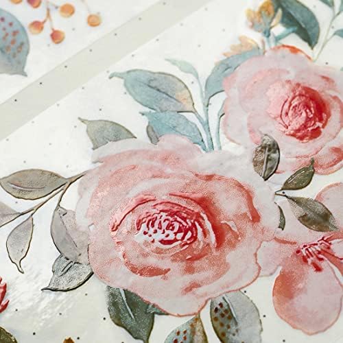 WT Flower Corridor Wide PET Tape, Floral Designs, Not Pre-Cut