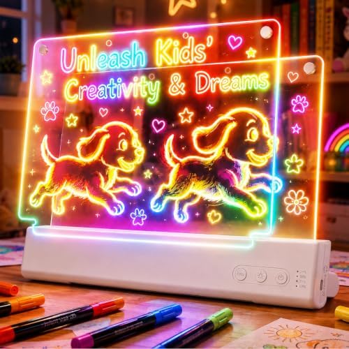 16" Led Drawing Board for Kids with Dual Panels - 【2026 New】