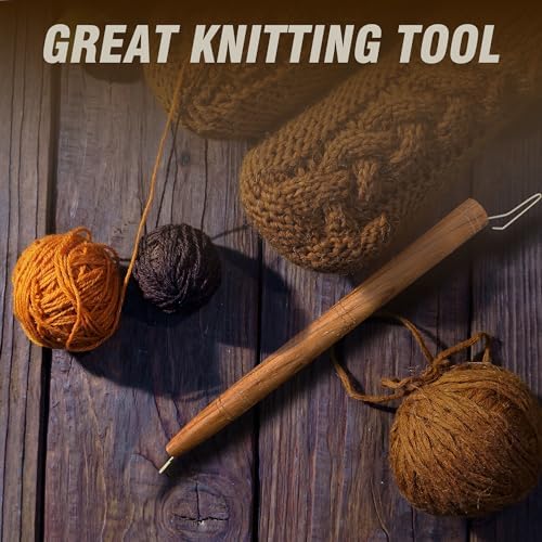 SAVINA Loom Pen Tool, Yarn Helper, Yarn Guide for Loom Knitting, Handmade Tools to Make Crafts Quicker & Easier for Knitters