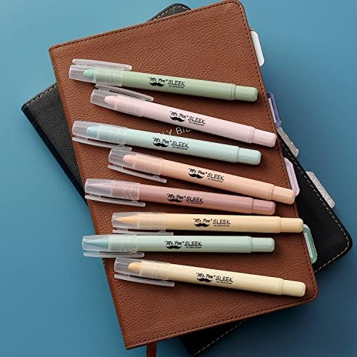 Mr. Pen- No Bleed Gel Highlighters, Pastel Colors, 8 Pack