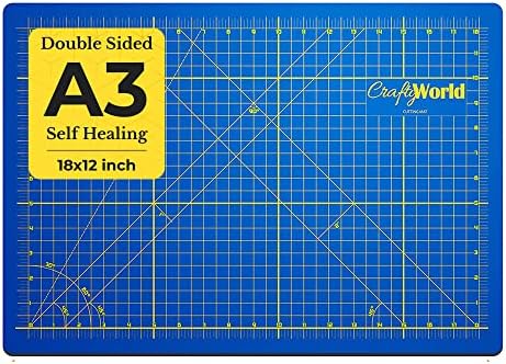 12 x 18 Cutting Mat for Sewing, Self Healing Double Sided Quilting Crafts Mat - Fabric Cutting Mat - Non Slip surface - Rotary Cutting Board