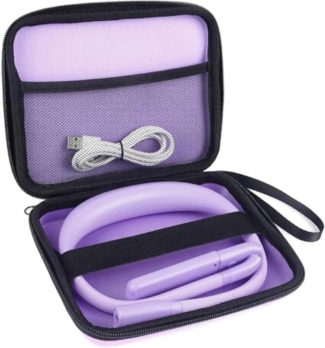 Reading Light with Storage Case, 3 Colors Dimmable Neck Lamp