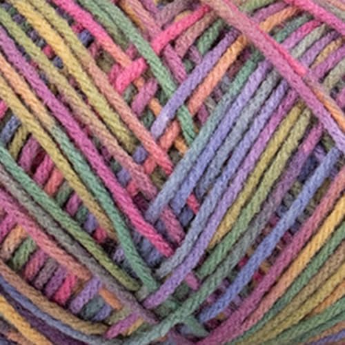 Craft County Size 4 (Medium) 100% Acrylic Fiber Yarn – Variety of Color and Pattern Options – Great for Crochet, Knitting, and Weaving (Artist Print)
