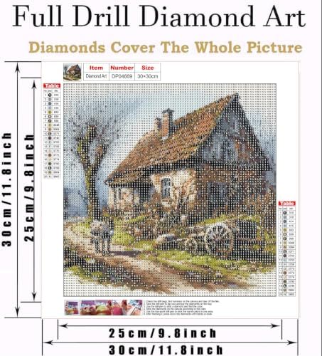 countryside Diamond Art Kits for Adult Diamond Painting Kit for Beginner
