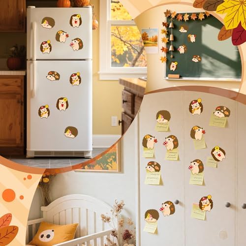Haooryx Make Your Own Hedgehog Decoration Autumn Sticker Crafts