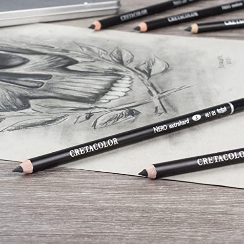 Cretacolor Nero Pencil, X-Hard (Pack of 2)