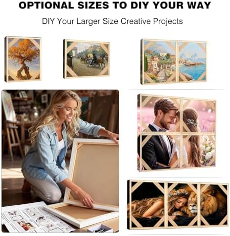 DIY Canvas Stretcher Bars Kit, 1.25" Gallery Depth, 24" x 36"