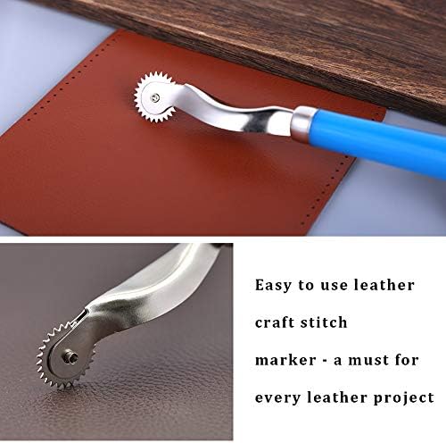 Lunarm Tracing Wheel Sewing Tool 2pcs Steel Needle Point Tracing Wheel