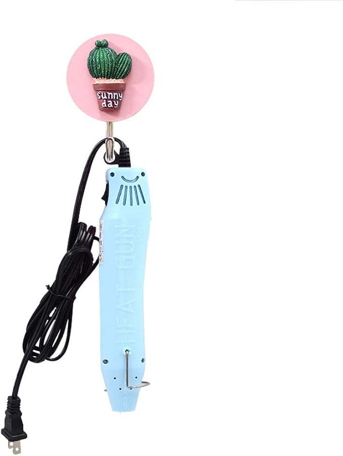 mofa Resin Heat gun,6.6ft Cable 300W Hot Air Gun for Crafting,Acrylic Paint Dryer Multi-Purpose Electric Heating Nozzle (Light Blue)