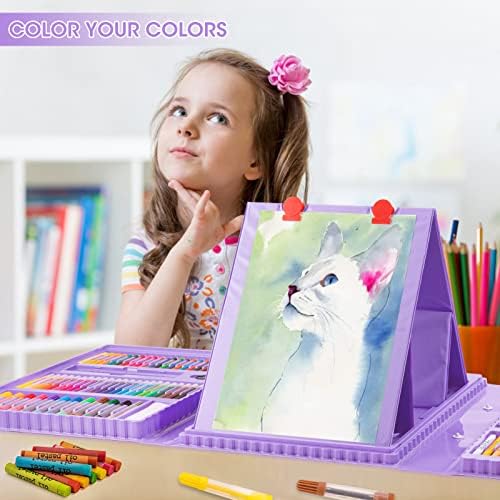 VigorFun Art Supplies, 240 PCS Drawing Art Kit, Gifts for Kids Girls Teens