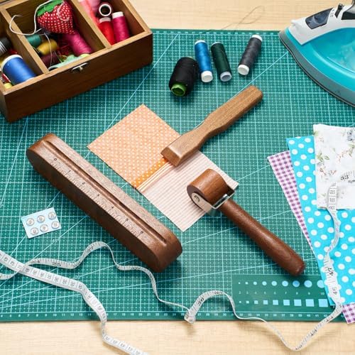 AceOrbit 3 Pcs Wooden Clapper Sewing Quilting Tool Set, Starter Set