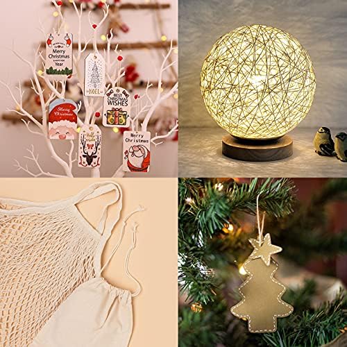 Benvo 656 Feet Cotton Cooking String 2mm Natural Jute Twine 2 Ply String Rope Cord for Baking, Butchers, Sausage, DIY Arts and Crafts - Beige