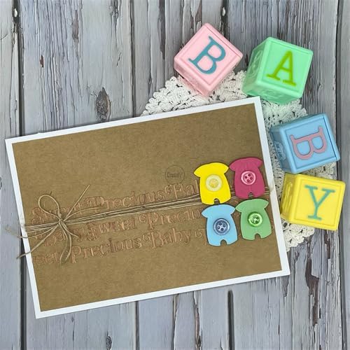 Baby Clothes Dolls Metal Cutting Dies for Card Making