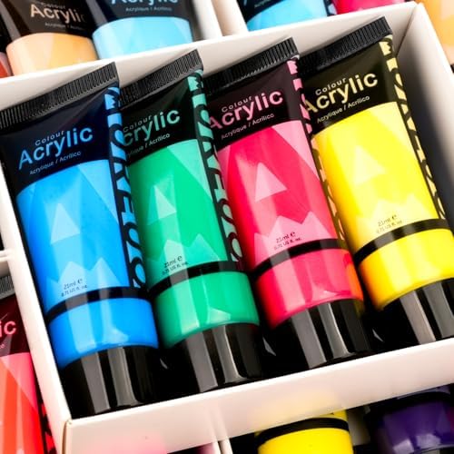 AUREUO Fabric Paint Set - 8 Colors x 0.71 Fl Oz / 21ml - Permanent Fabric Paint for Clothes, Non-Toxic Textile Paint for Canvas, Tote Bags, Shirts, Shoes, Jeans