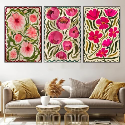 Axquilon 3 Packs Framed Paint by Numbers Kit for Adults 8x10in