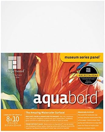 Ampersand Aquabord Panel for Watercolor and Gouache, 7/8 Inch Depth, 8X10 Inch (CBTC0810)