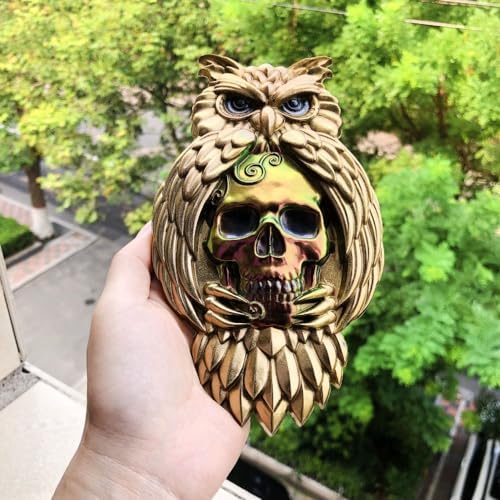 3D Owl Skull Silicone Mold for Epoxy/UV Resin Casting Halloween DIY Craft