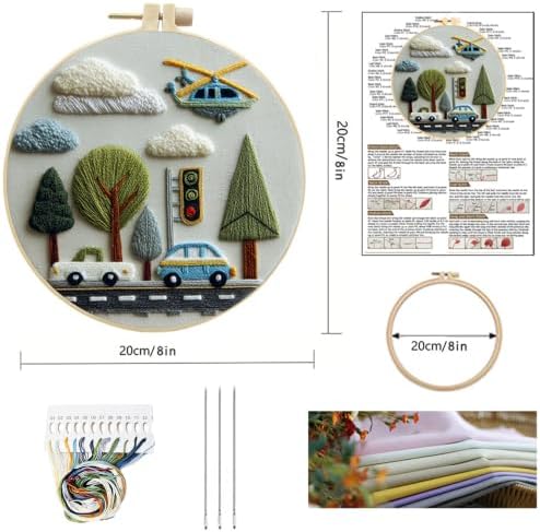 Embroidery Kit for Adult Craft Lovers, Embroidery DIY Starter Kit