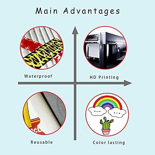 50 PCS Waterproof Colorful Floral Vinyl Stickers Pack
