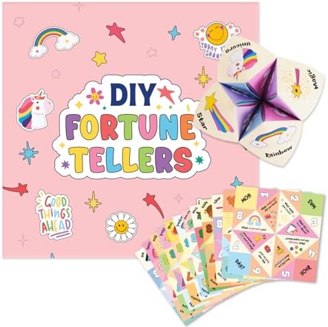 DIY Make Your Own Paper Fortune Tellers & Cootie Catchers for Kids