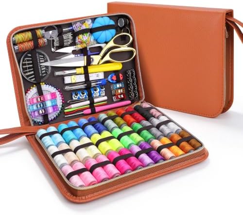 Snayurch Sewing Kit for Adults with Heavy Duty Fabric Scissors,38XL Thread