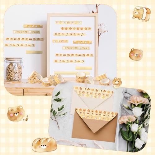 Bakery Bless Washi Tape Easy Hand-Tear No Scissors for Journals