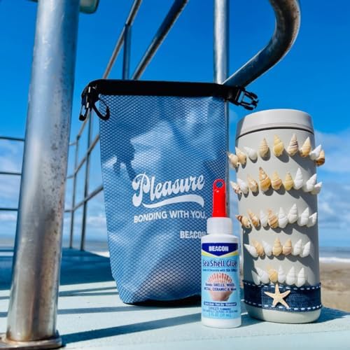 BEACON Sea Shell Glue for Creating and Decorating with Shells, Wood, Metal, Ceramic, and More, 2-Ounce, 12-Pack