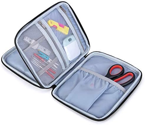 LUXJA Carrying Bag Compatible with Cricut Pen Set & Tool Set, Gray Dots