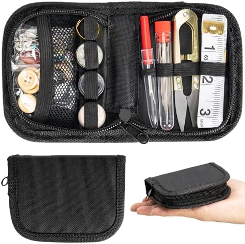 Military Survival Sewing Kit Portable Sewing Kit with Buttons for Men/Women