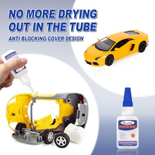 Super Glue for Plastic 30g, Fast Drying, with Anti-Clog Cap