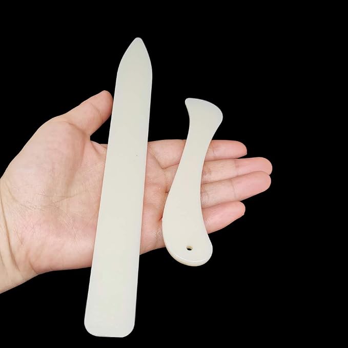 Premium Folder Paper Creaser Set Folding Scoring Burnishing Crafting Scoring Tool for Card Making Leather Cards DIY Handmade Burnishing Bookbinding