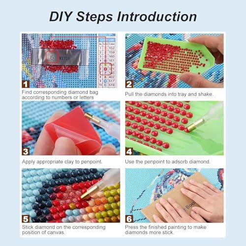 Accompany Wind Black Cat Diamond Art Kits for Adults, 5D Cute Animals Diamond Painting Kits for Beginners,DIY Round Full Drill Diamonds Gem Art Crafts for Home Wall Decor Gifts 14x14 Inch