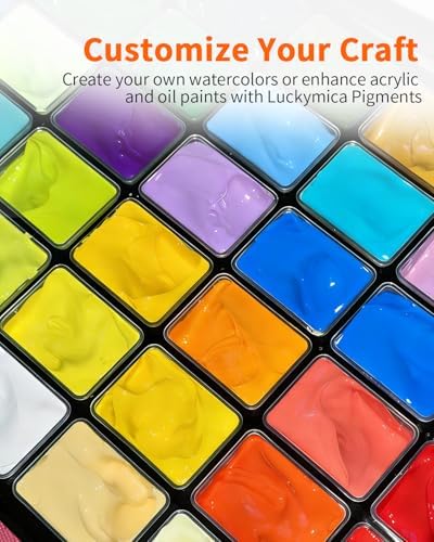 Mica Powder, 6 Colors Pearlescent Pigment Powder for Epoxy Resin, 60g Pearl Pigment Set for Soap Making, Bath Bomb, Candle Making, Art Crafts, Lip Gloss, Nail Polish, Dye - The Classics