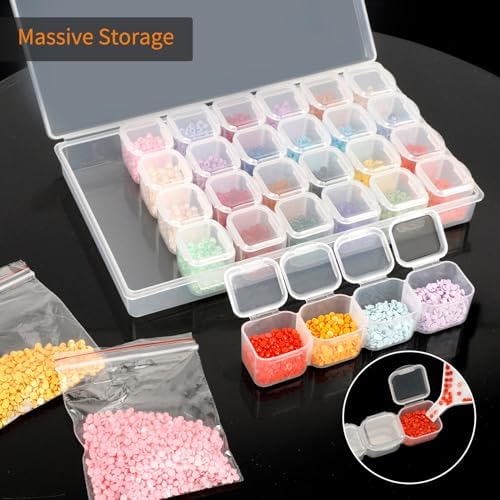 OUTUXED Diamond Painting Tools Accessories 117 Pcs Kit Embroidery Art Craft