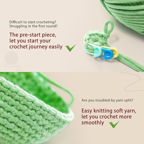 CrochetBox Crochet Kit for Beginners Adults - Dog Starters Crochet Kit, Beginners Crocheting Kitting for Adults Teen, Craft Gifts with Crochets Yarns, Hook, Step-by-Step Video, Instruction