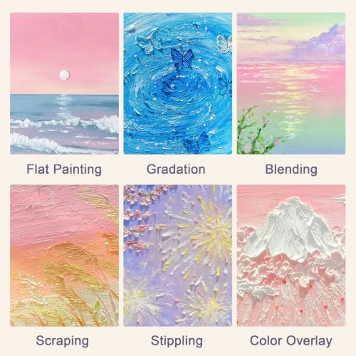 rubens 48 Macaron Colors Soft Oil Pastels, Creamy & Easy Blending