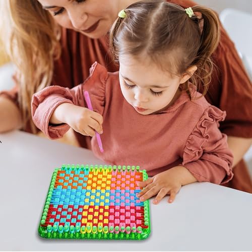 REENLIV Upgraded Weaving Loom Kit Toys for Kids & Adults, DIY Arts & Crafts