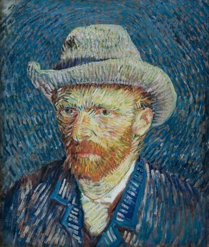 VeGuude Van Gogh Portrait Diamond Art Kits for Adults- Diamond Painting Kits for Adults Beginners,5D DIY Full Drill Diamond Painting Gem Art and Crafts 12x16inch