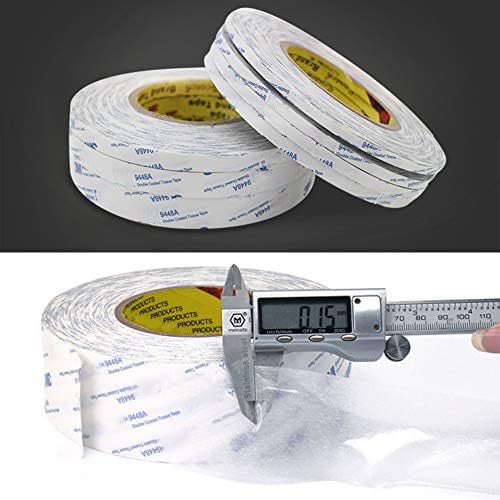 3M Double Coated Tissue Tape 9448A 0.39”x 32.8 Ft 1 Pack for Crafts