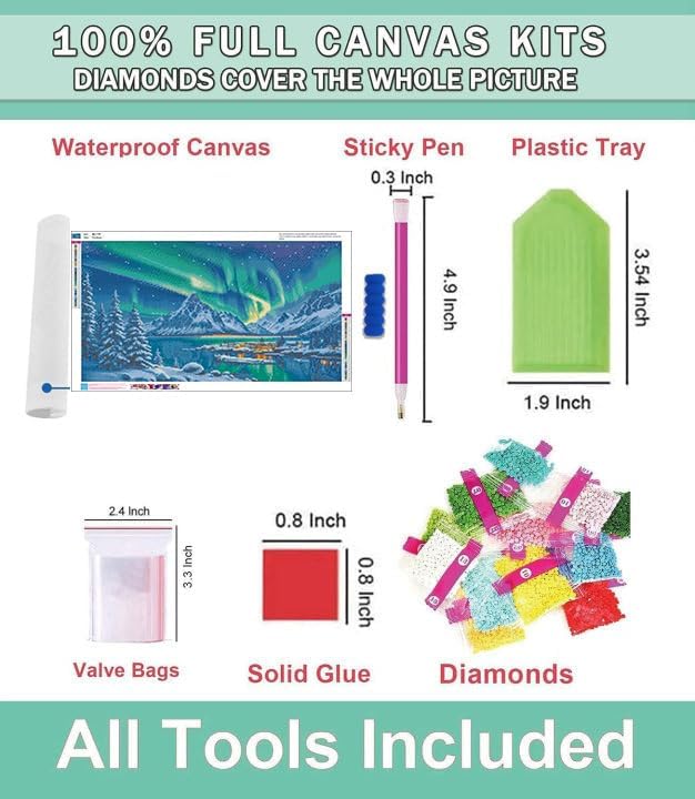 Extra Large Diamond Art Kits for Adults, 5D Diamond Painting Kits 28x16 In