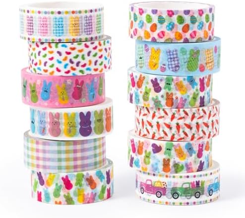 Cute Bunny Easy Hand Tear Washi Tape for Scrapbook Gift Wrapping