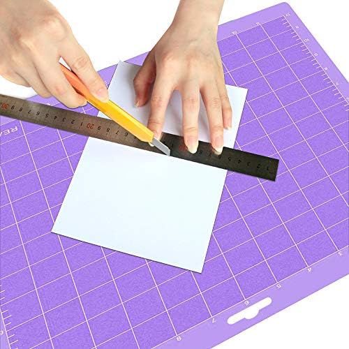 REALIKE 12x12 StrongGrip Cutting Mat Compatible with Cricut Maker 3/Maker 4/Maker/Explore 3/4/Air 2/Air/One(3 Mats), Gridded Adhesive Non-Slip Cut Mat for Crafts, Quilting, Sewing and All Arts