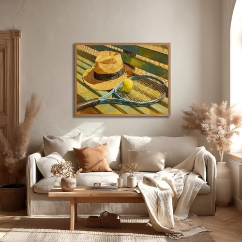Reivworl Tennis Diamond Art Kits for Adults Beginner 12×16 inch