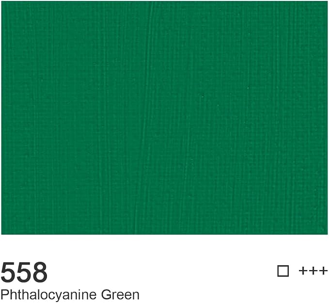 AUREUO Phthalocyanine Green Acrylic Paint, 4 Fl Oz / 120ml Single Tube, Christmas Green Rich Pigment Art Craft Paints forCanvas, Rocks, Wood, Ceramic, Fabric