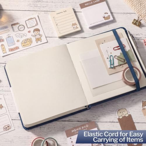 Sketch Book 5 x 5 Inch Navy Blue Small Sketchbook,80 Sheets Drawing Pad
