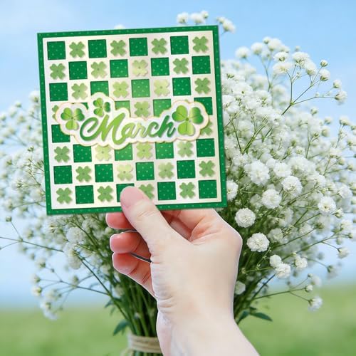 GLOBLELAND Holiday Months Cutting Dies for Card Making Months Seasons Metal Die Cuts Festival Cutting Dies Templates for Scrapbooking Journal Embossing Paper Craft Decor